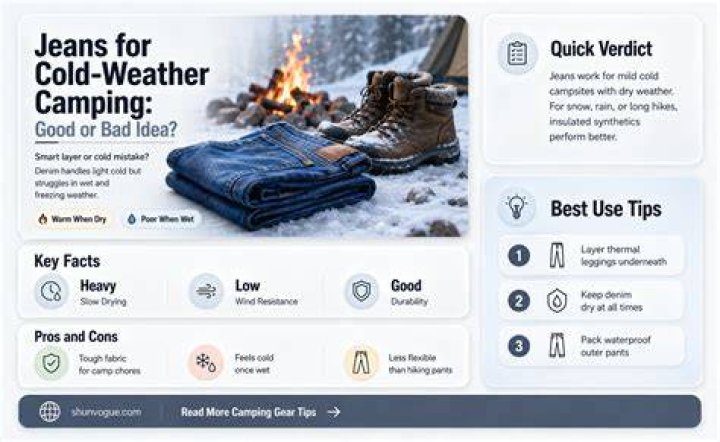 Are jeans bad for cold weather?