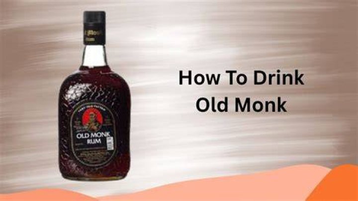 Can I drink Old Monk neat?