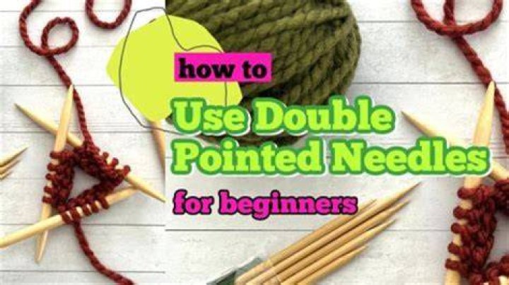 Can I use straight needles instead of double pointed needles?