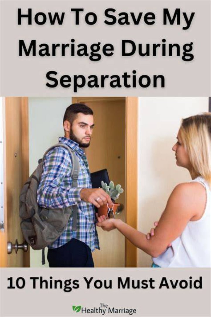 Can separation save a marriage?