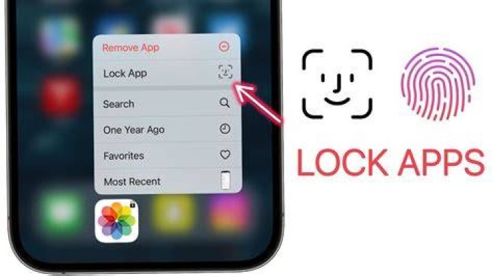 Can you lock pictures on iPhone?