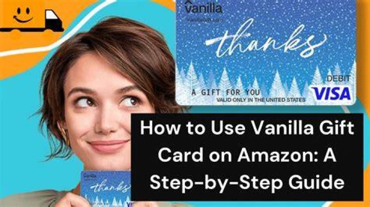 Can you use a vanilla gift card on Amazon?