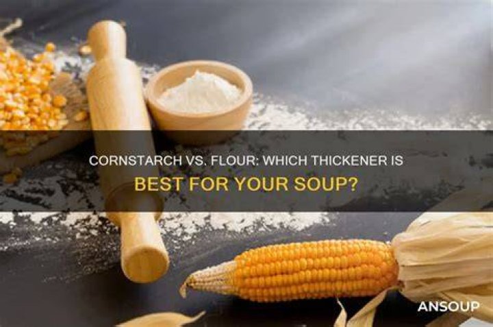 Can you use cornstarch as a thickener?