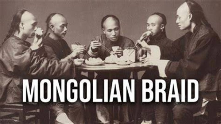 Did Mongols braid their hair?