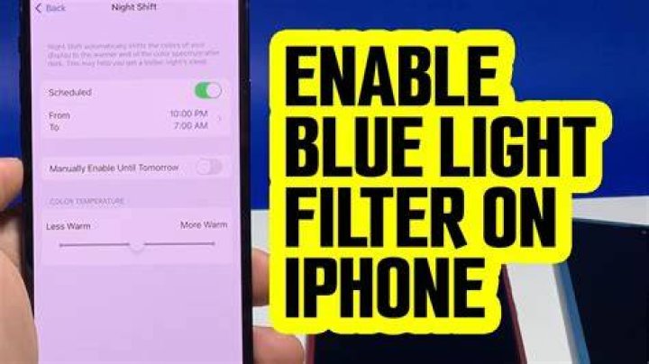 Do I want blue light on or off?