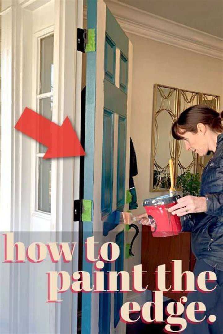 Do you paint both sides of an interior door the same color?