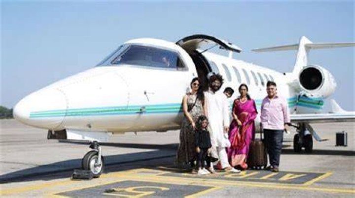Does Chiranjeevi have private jet?