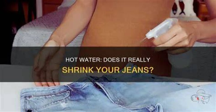 Does warm water shrink jeans?