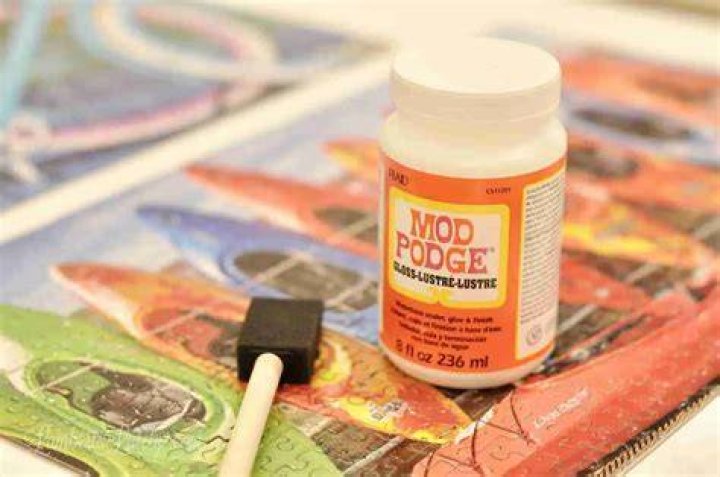How do you get Mod Podge out of a sponge brush?