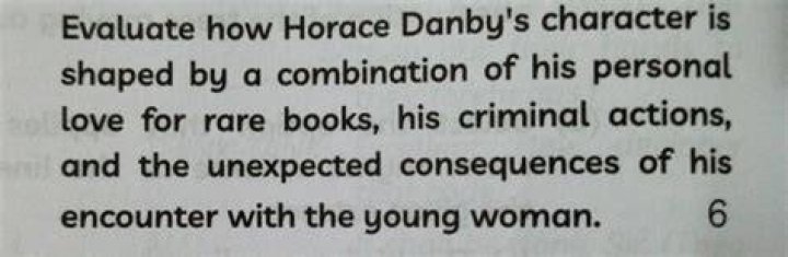 How Horace Danby planned his work?