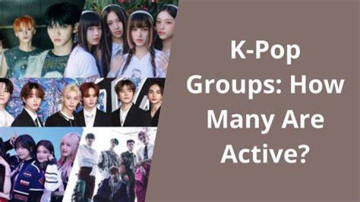 How many K-pop groups are there 2021?