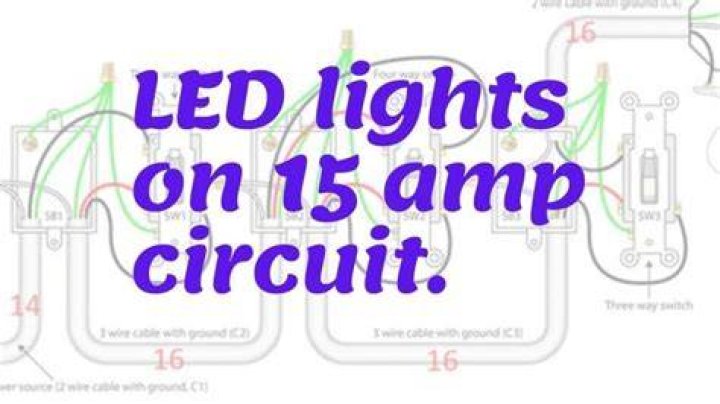 How many lights can be on a 15 amp circuit?