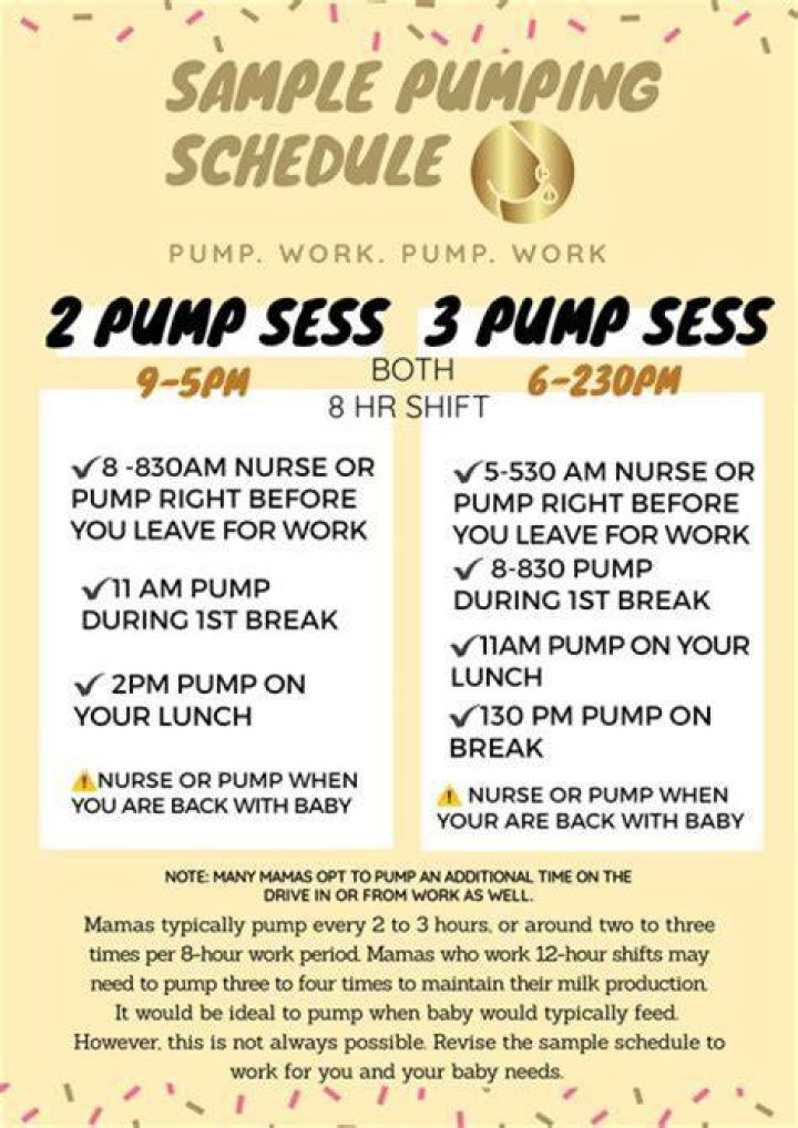 How many times a day should I pump while breastfeeding?