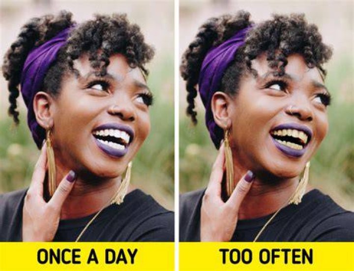 Is it OK to brush once a day?