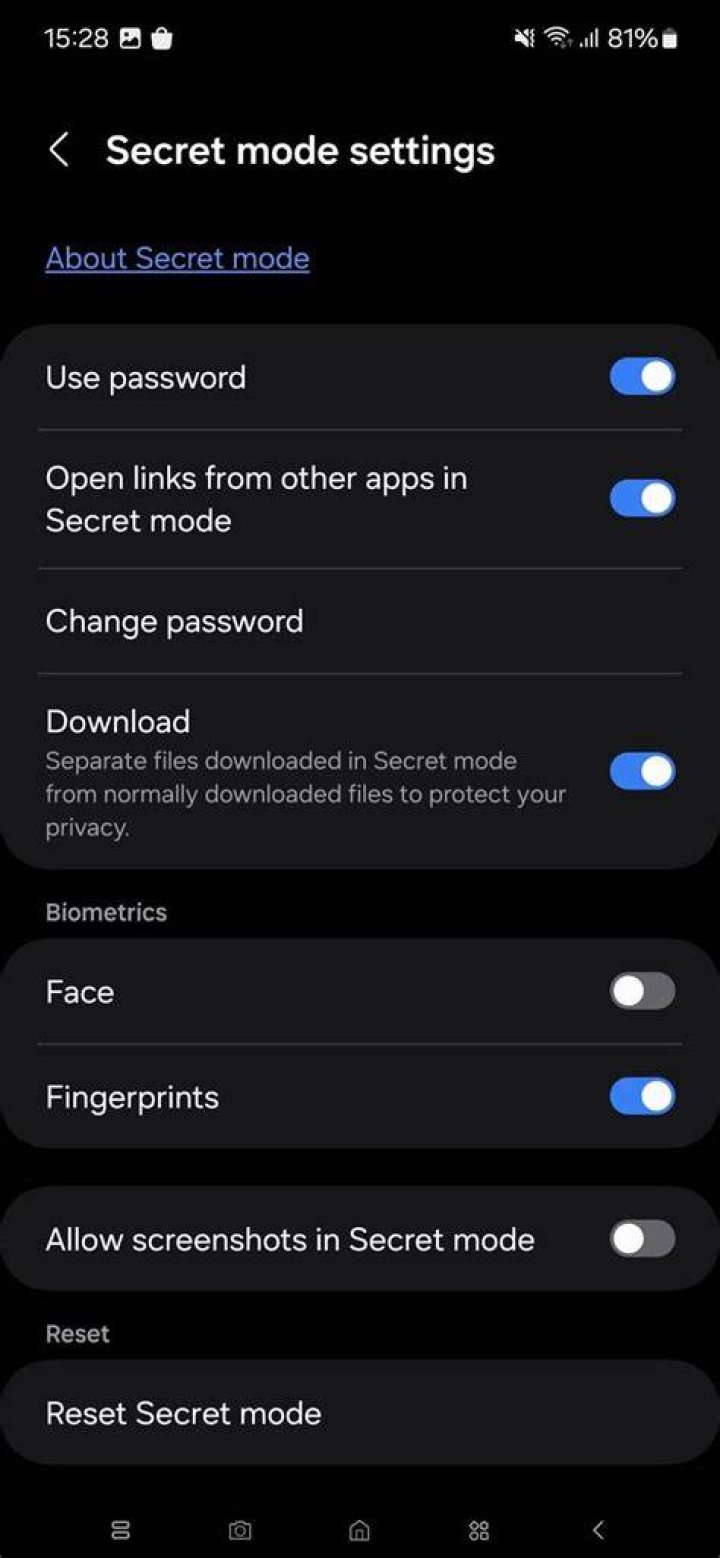 Is Samsung Internet private?
