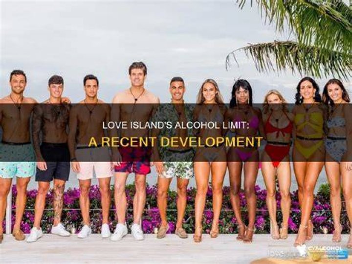 Is there a drink limit on Love Island?