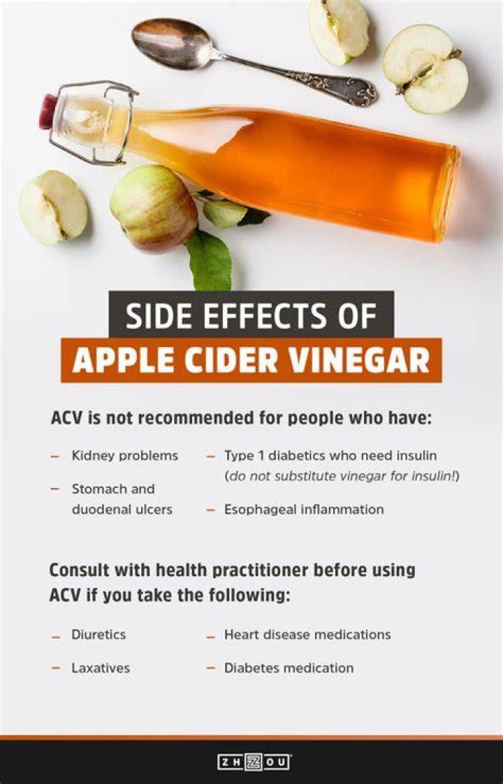 Is there any side effects of apple cider vinegar?