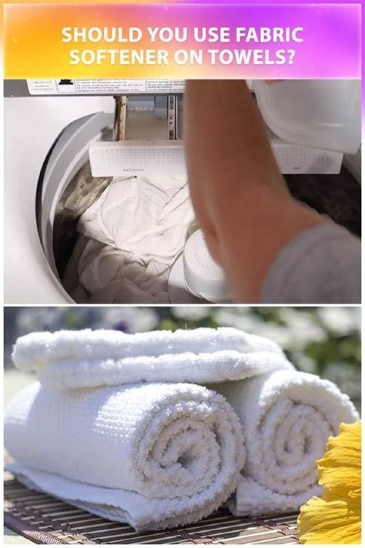 Should you put fabric softener in with towels?