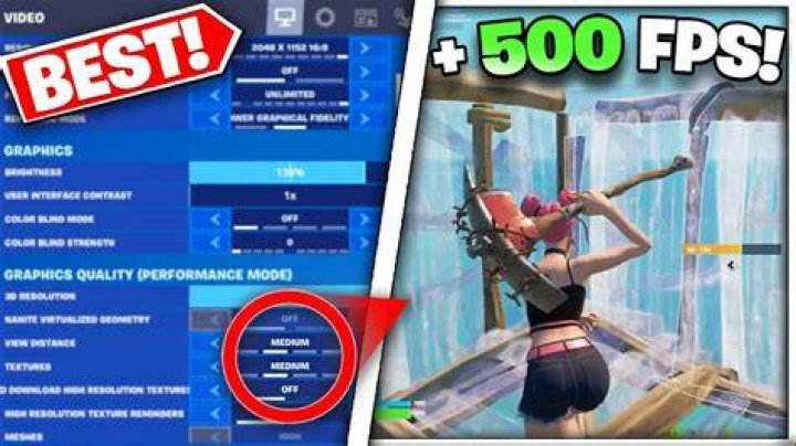 What's the highest FPS on Fortnite?
