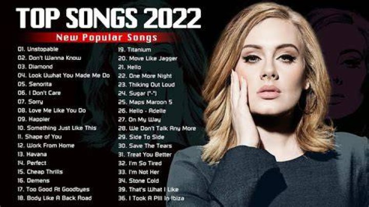 What are the top 5 songs of 2022?