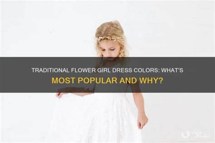 What color does the flower girl wear?