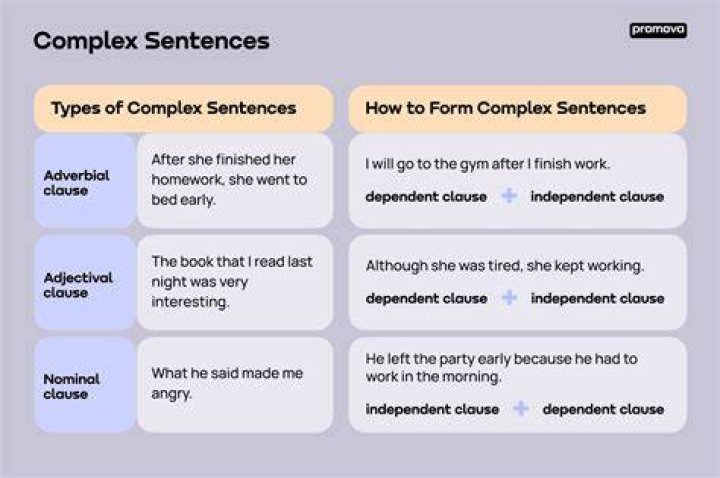 What do all complex sentences have in common?