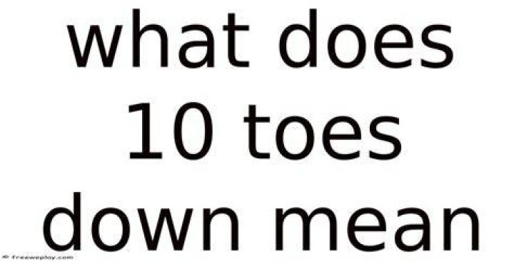 What does 10 down mean?