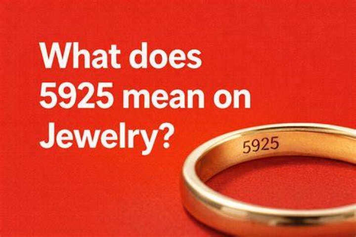 What does 580 mean on jewelry?