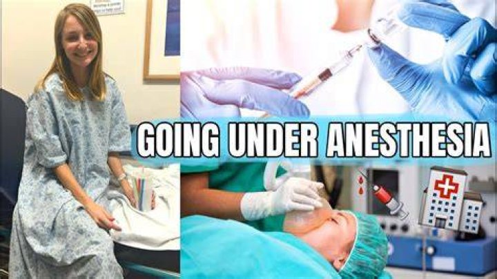 What does being under anesthesia feel like?