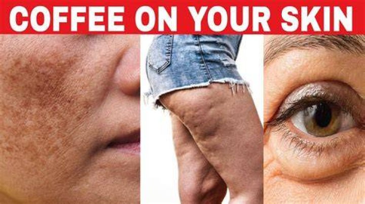 What does coffee do to your face?