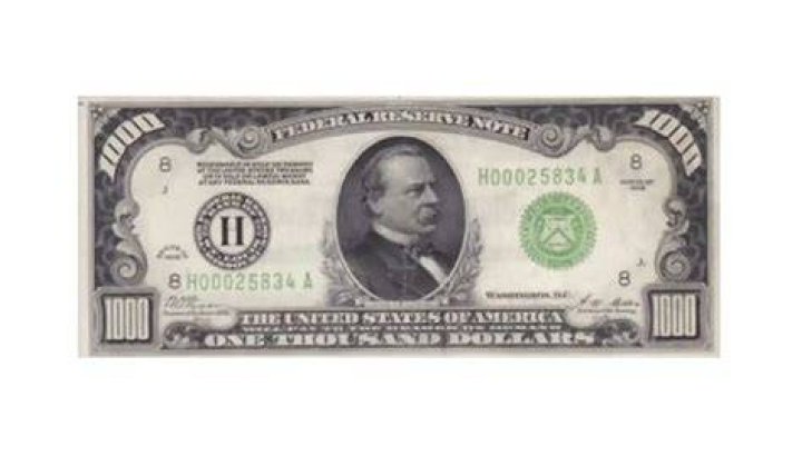 What is a $1000 bill worth?