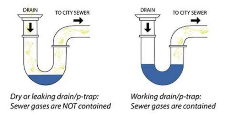 What is a dry trap?