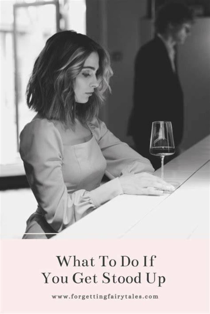What to do when a guy stood you up?