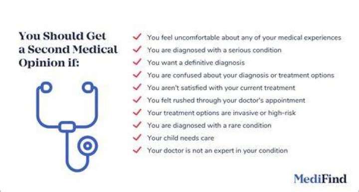 When should you seek a second medical opinion?