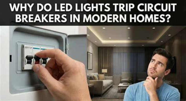 Why do LED lights trip breaker?