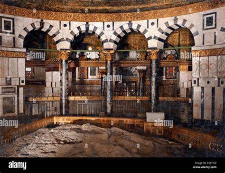 Why was the Dome of the Rock built on the Temple Mount?