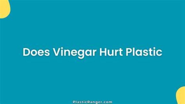 Will vinegar hurt glasses?